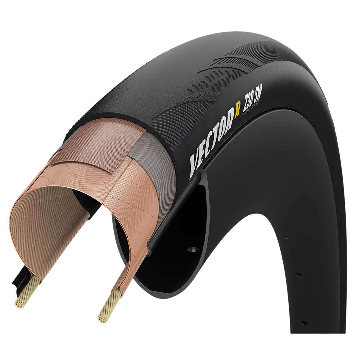 Zipp Goodyear VectorR Z30 SW Tubeless Tire 700x30c 120TPI A1