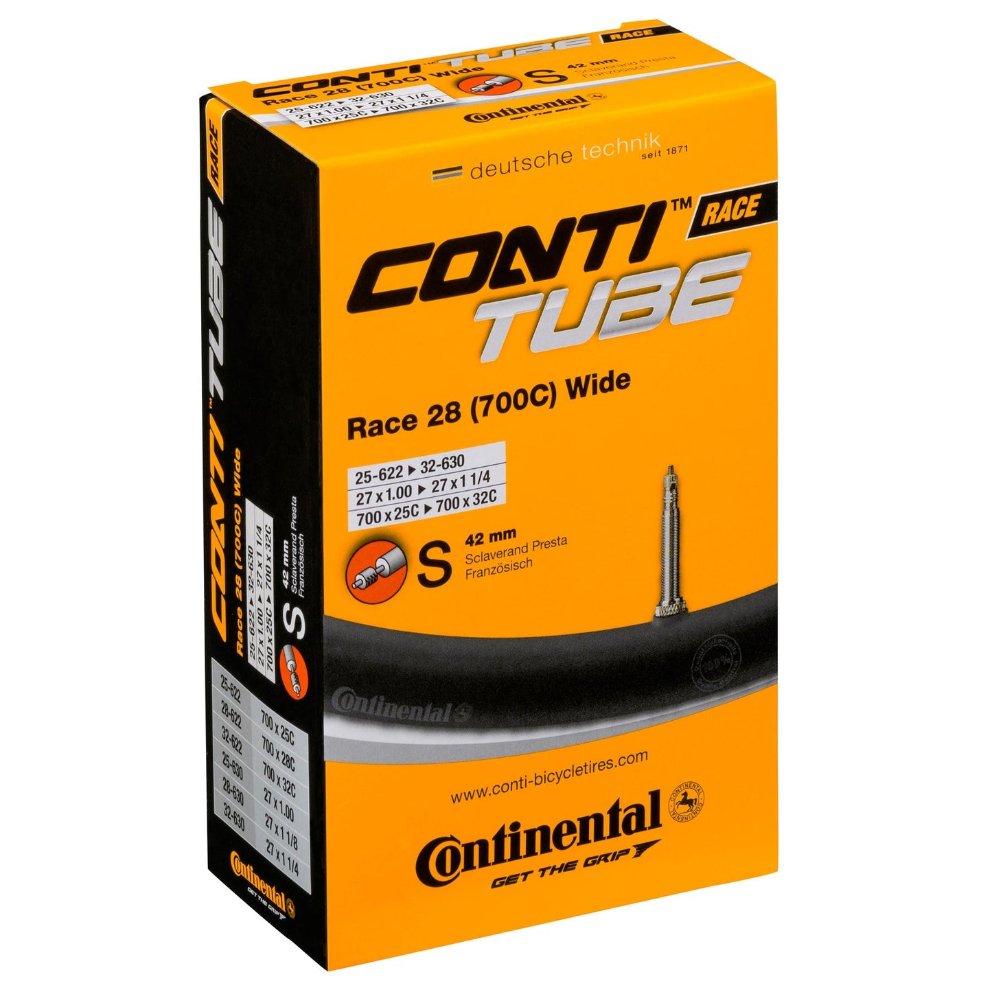 CONTI TUBE RACE WIDE TUBE 28 S60 25-622