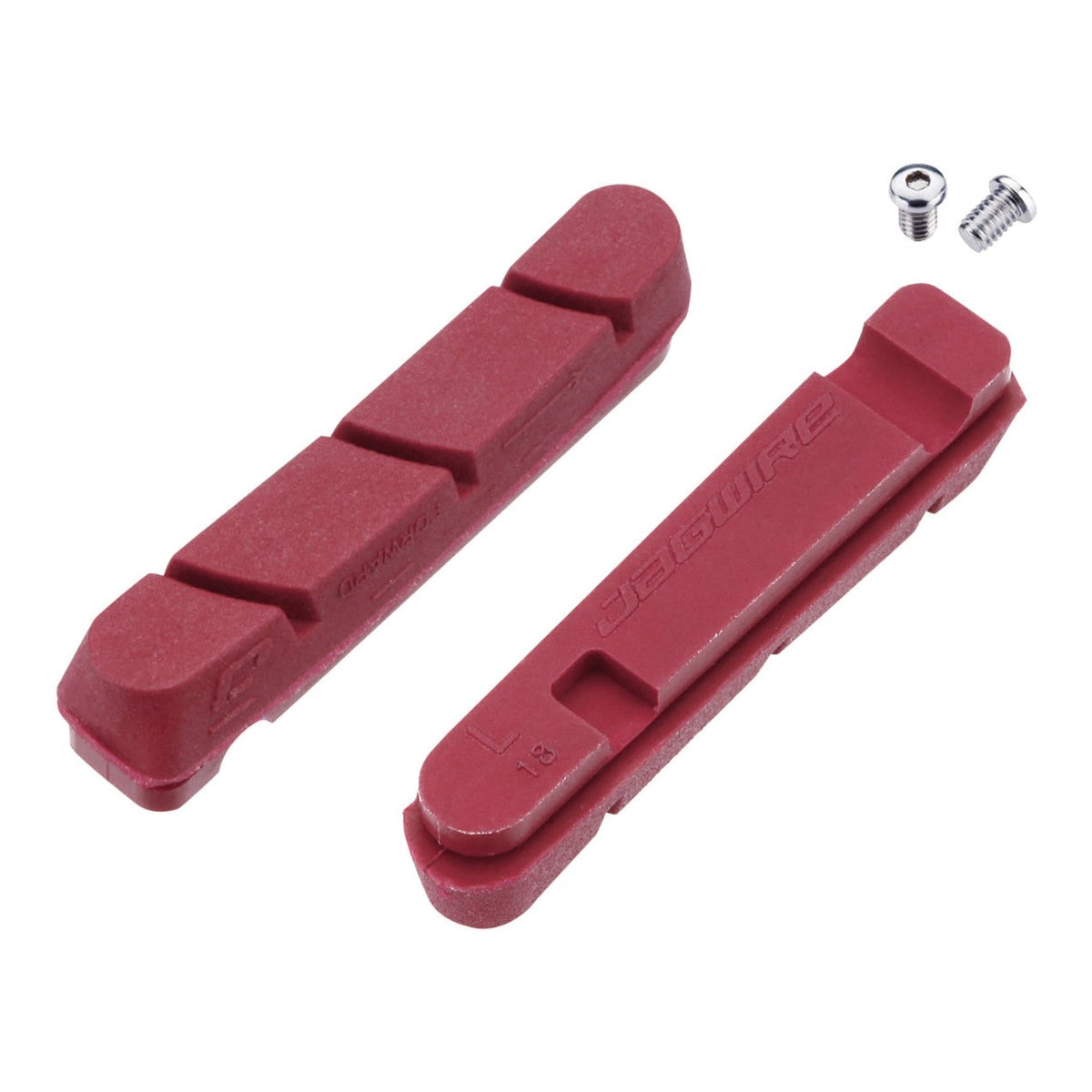 Jagwire JS453RW Road Pro Brake Pad Inserts Red