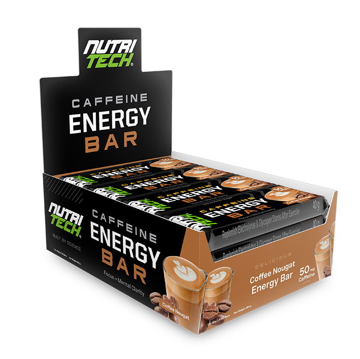 Endurade Caffeine Energy Bar Coffee Nougat 12 x 40g
