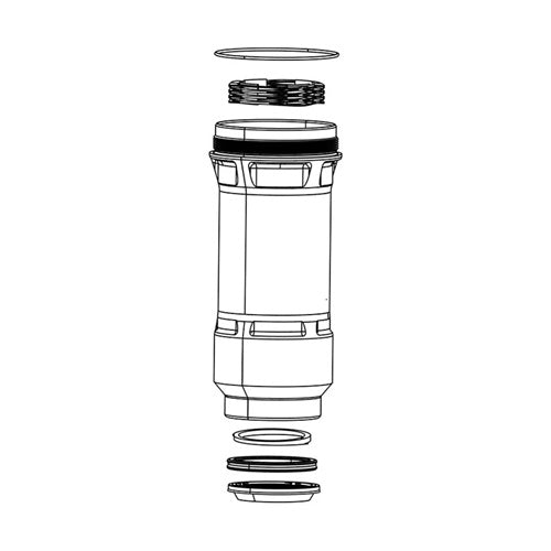 RockShox Deluxe Nude/Bold Progressive Air Can 47.5-55mm C1 (2022)