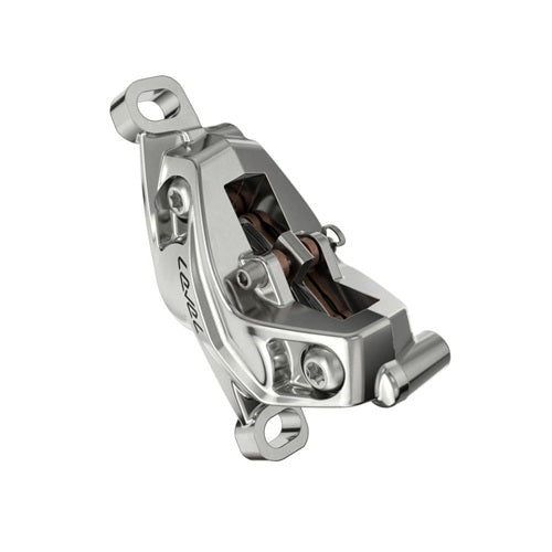 SRAM Level 4-Piston Ultimate Stealth Disc Brake Caliper Assembly Clear Anodised (C1)