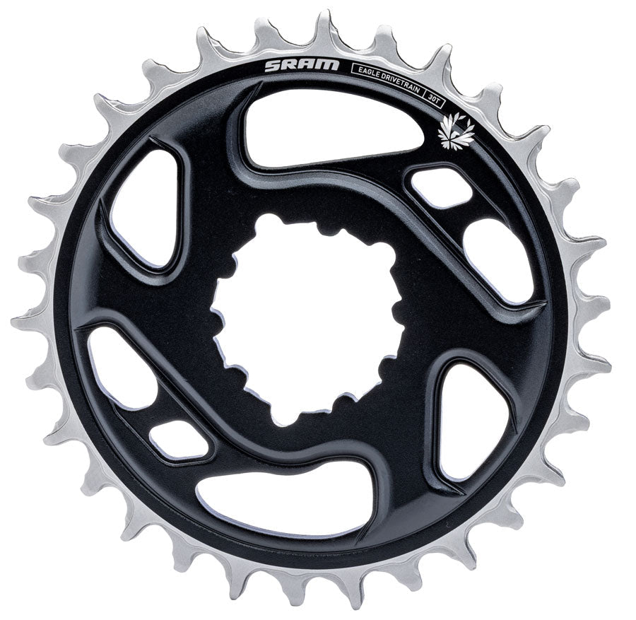 SRAM X-SYNC Eagle Direct Mount Chainring 30T 3mm Offset Aluminium Black