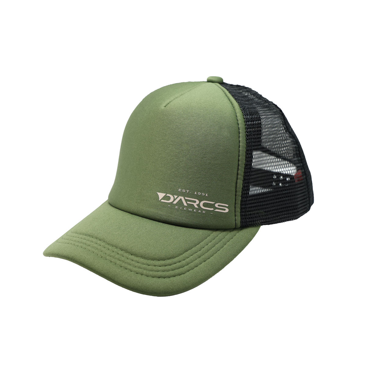 Darcs Trucker Cap - Olive/Stone Print