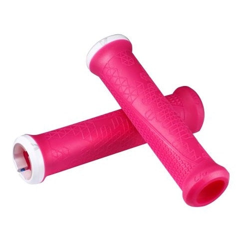 LIV GRIP SUPERA SINGLE LOCK-ON PINK/WHITE
