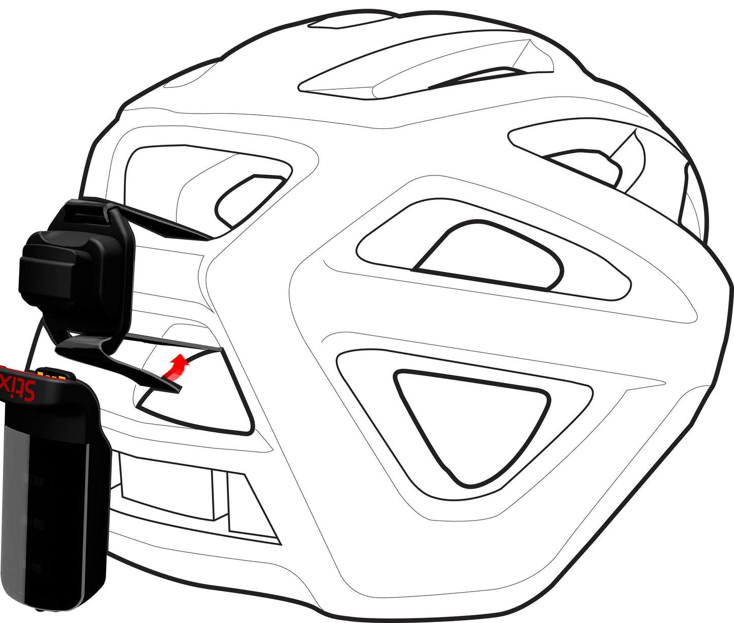 Stix Helmet Strap Mount