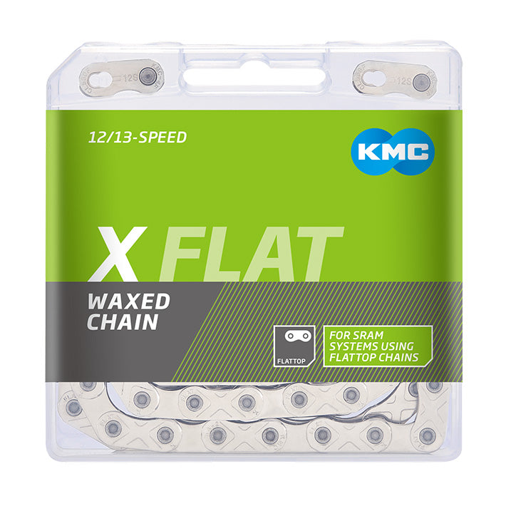 CHAIN KMC 12 SPEED X-FLAT WAX SILVER