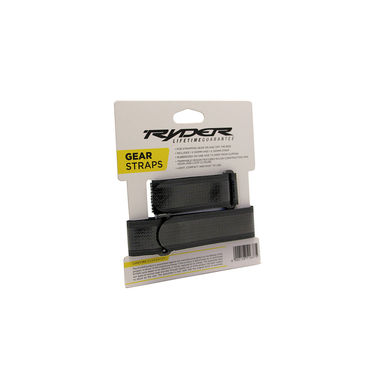 Ryder Gear Straps 250mm & 550mm