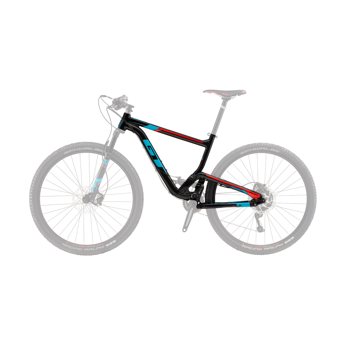 GT 2017 Helion AL 29R Small Frame Set - Black