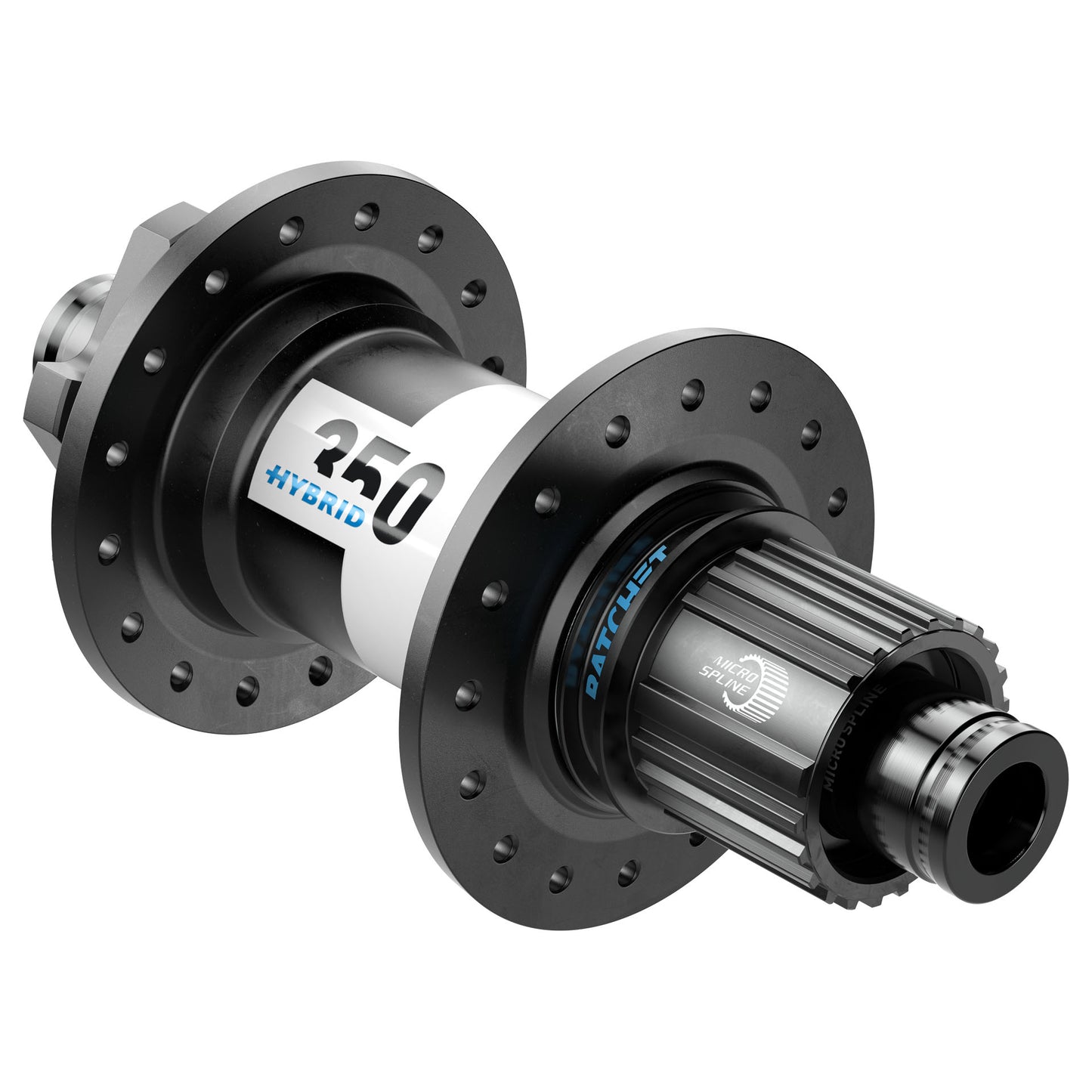 DT Swiss 350 l Rear Hub l Hybrid (E-Bike) Boost J-Bend 32H Shimano Microspline