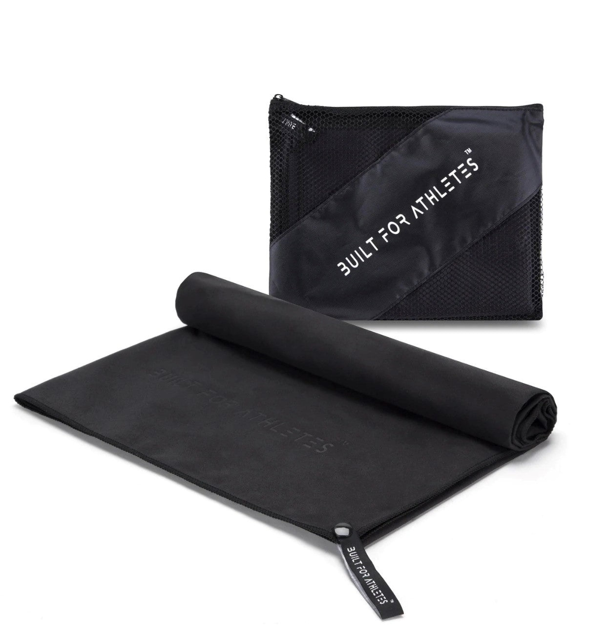 BFA Large Gym Towel Black