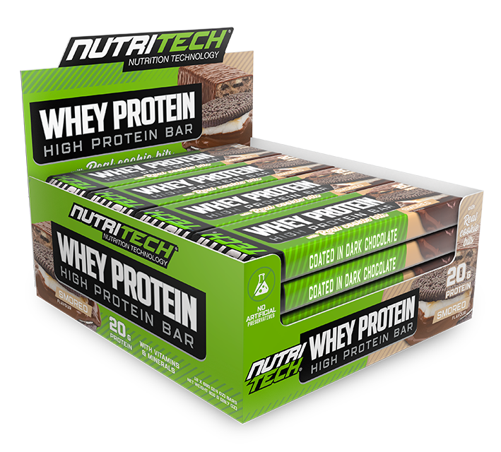 Nutritech Whey Protein Bars Smoreo 12 x 68g