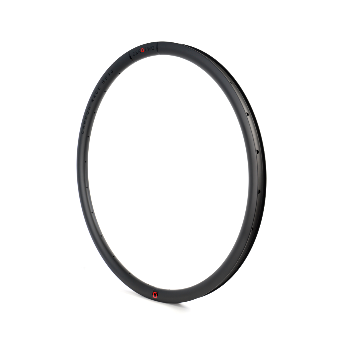 O2 Rim 700C Carbon 30mm 24 Hole Disc Gravel