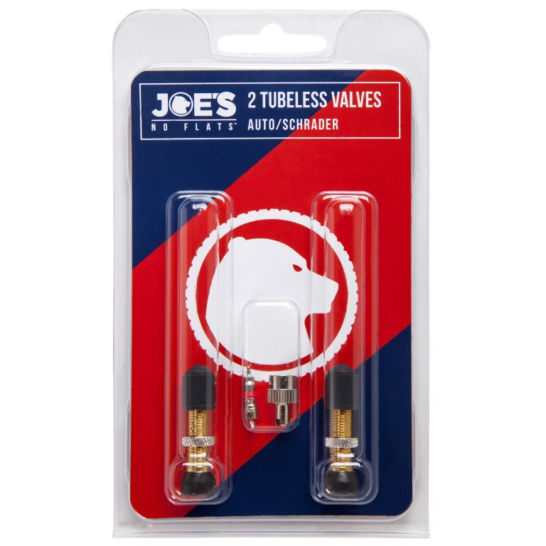JOES 2 X TUBELESS AUTO/SCHRADER VALVES