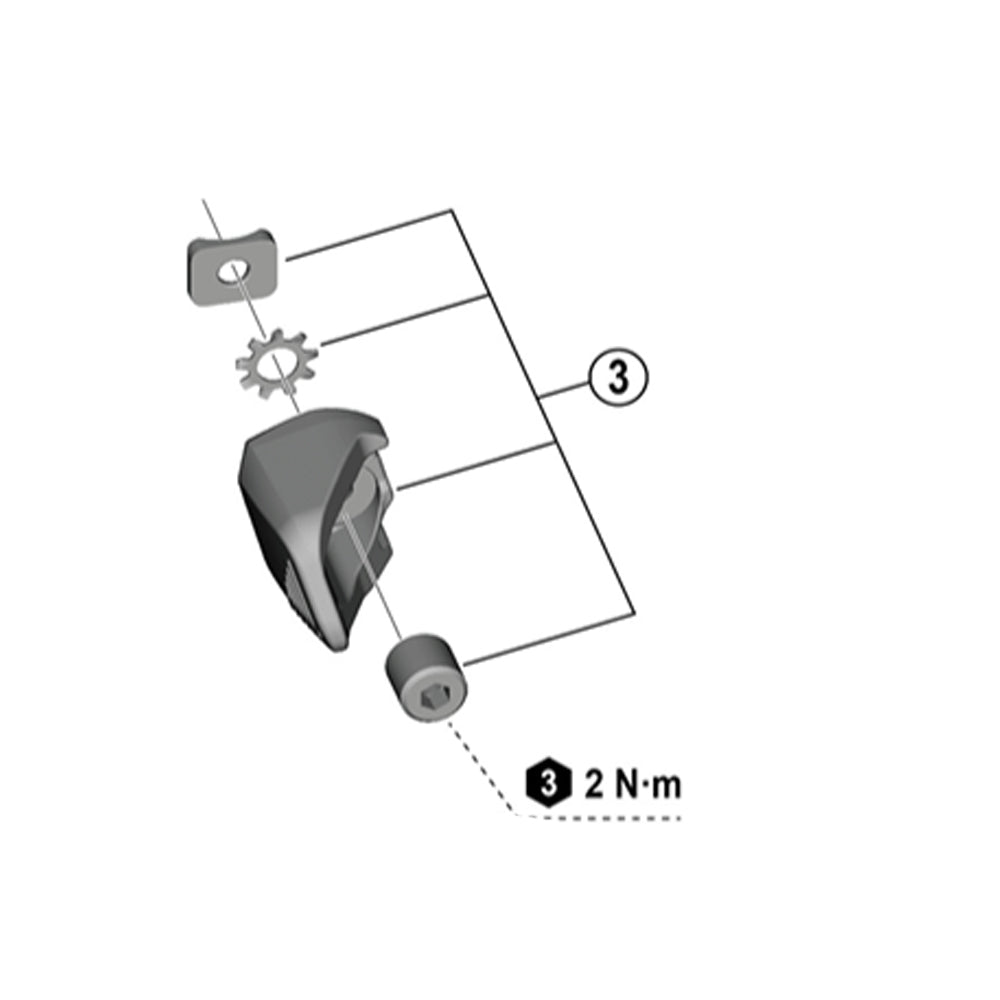 SHM SWM9250 R/IR LEVER Y UNIT