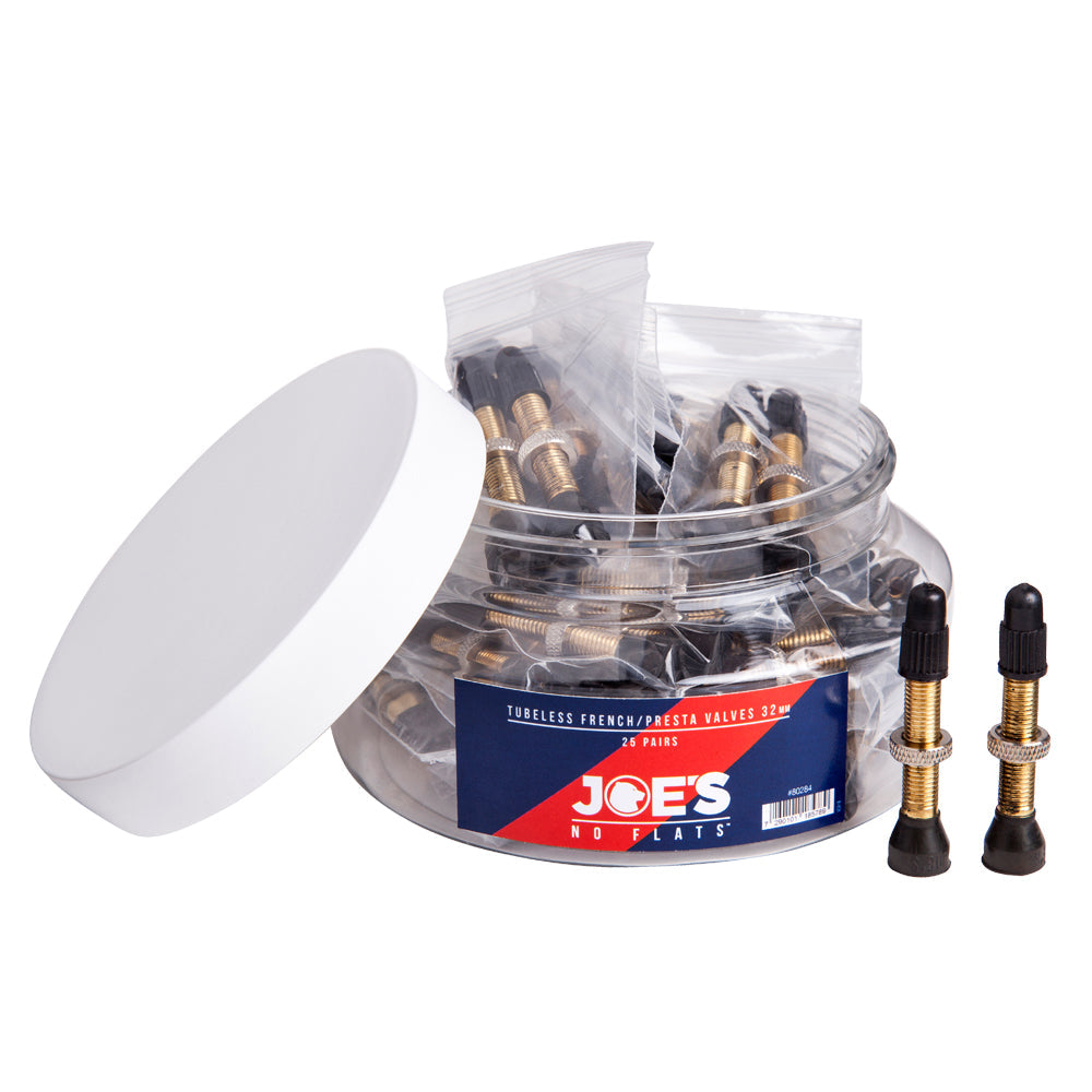 JOES TUBELESS RIM STRIPS XC TUBELESS VALVES ONLY
