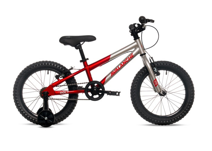 AVALANCHE BOLT 16" BOYS RACING RED/SILVER