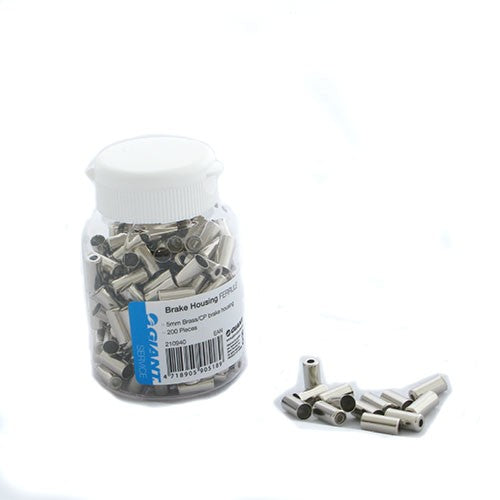GIANT BRAKE CABLE HOUSING CAPS 5MM (200/BOT)