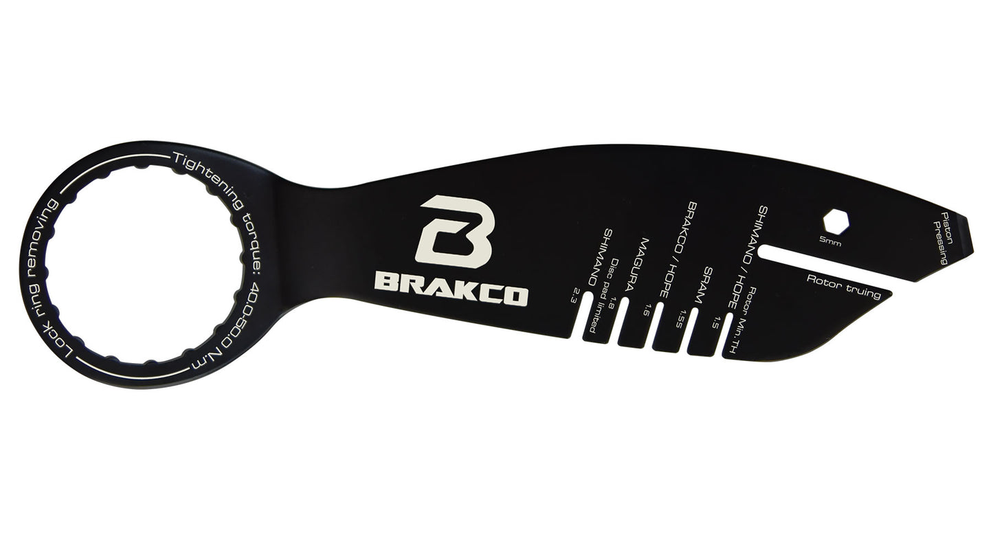 Tool Disc Brake Rotor Wear Indicator