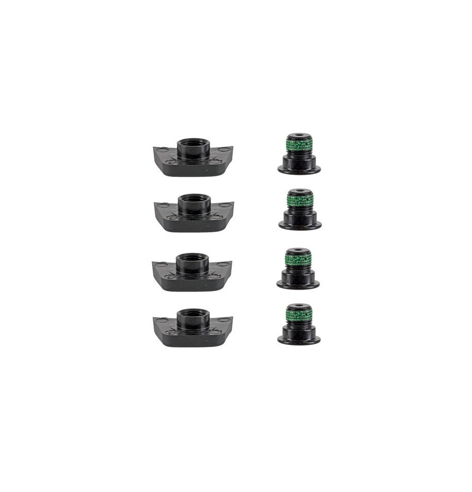 SRAM CHAINRING BOLT KIT 4x RED D1