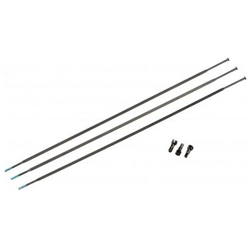 SRAM SPOKE (QTY 3) STR BLK 276mm ROAM30 27.5