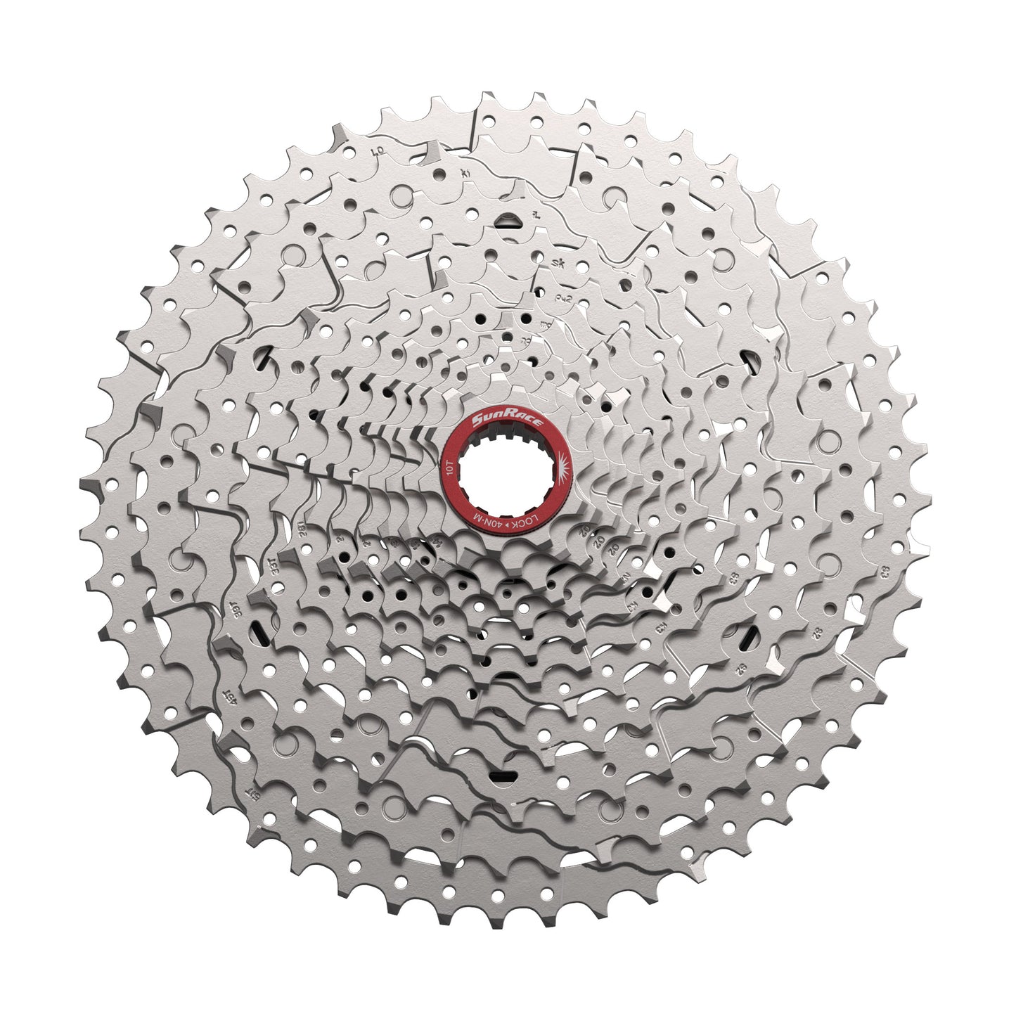 Cassette Sunrace Mz931 12 Speed 10-51T Silver Microspline