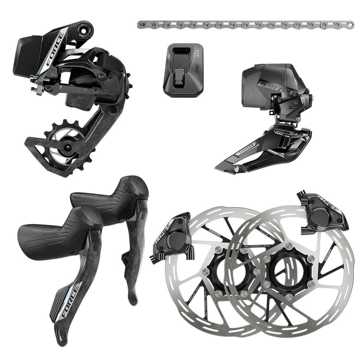 SRAM Force E1 Groupset (no crank/rings)