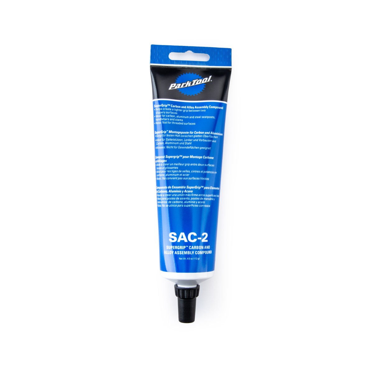 Park Tool SAC-2 Supergrip Carbon/Alloy Compound - 4 oz Tube