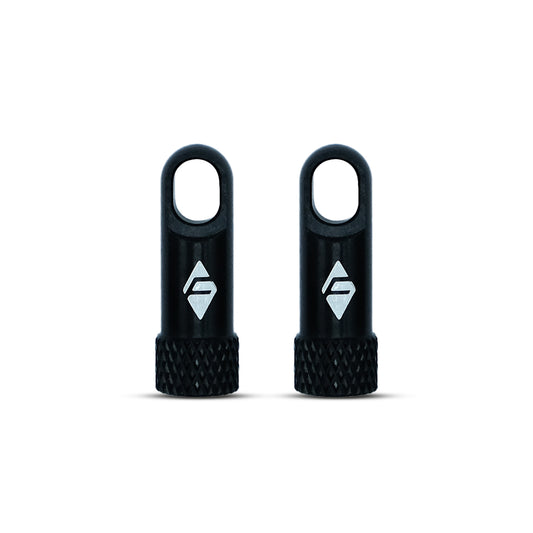 TUBELESS VALVE CAP W/CORE REMOVER BLACK