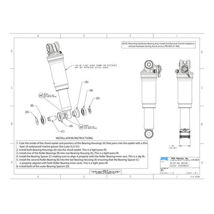 Fox Pts H/Ware Bearing Asy 8X30mm