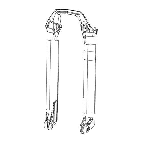 RockShox SID SL Ultimate Flight Attendant Lower Leg 29in Boost 100-110mm Gloss Black (2021+)