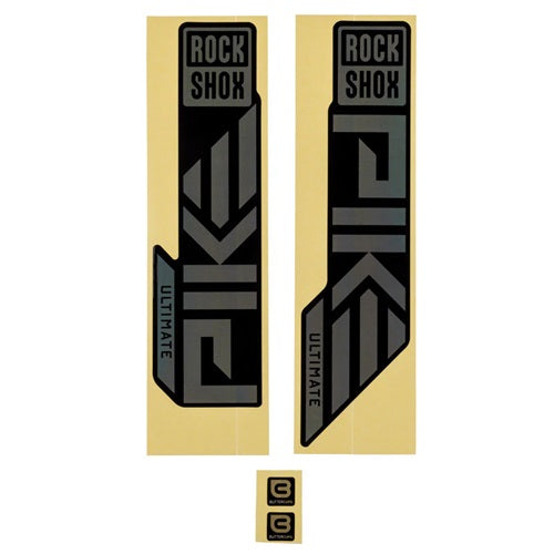 RockShox Pike Ultimate Decal Kit 27.5in/29in Gloss Rainbow Foil for High Gloss Black (2023+)