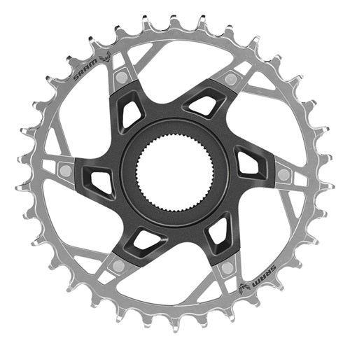SRAM XX T-Type Chainring 34T Direct Mount Fazua Ride 60 Aluminium Silver