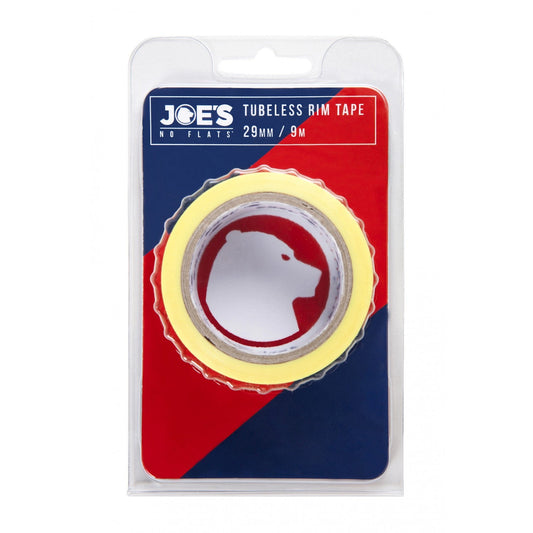 JOES TUBELESS YELLOW RIM TAPE 25mm x 9m