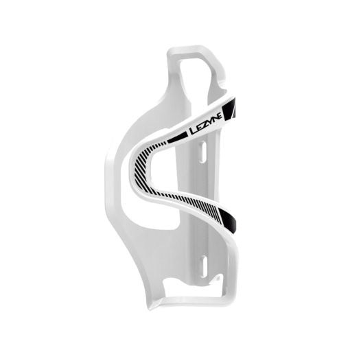 W/BOTTLE CAGE LEZYNE FLOW SIDE WHITE L