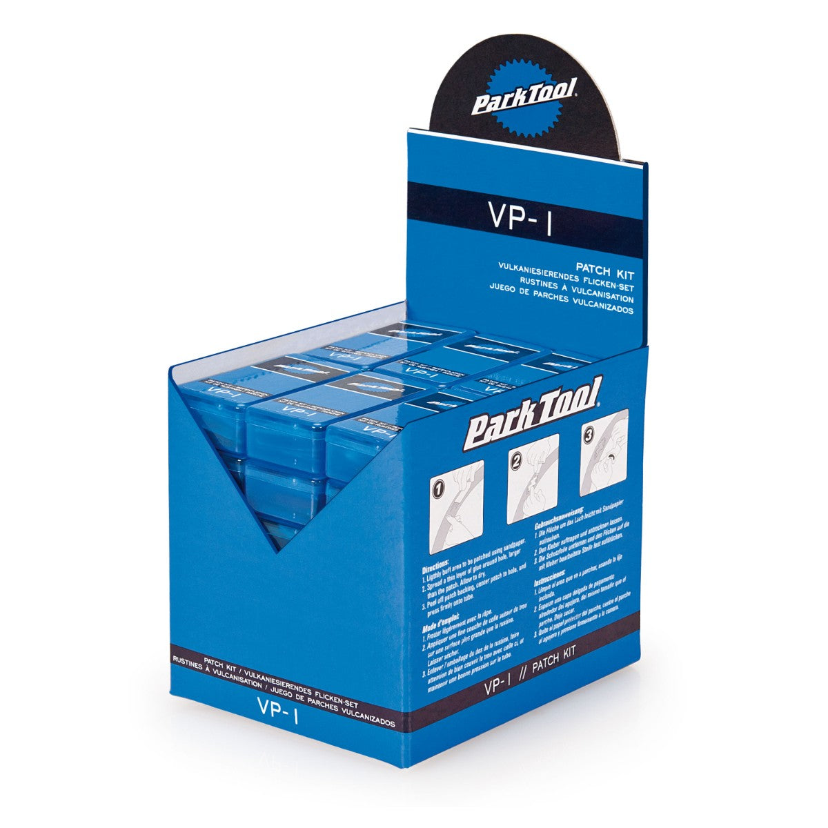 Park Tool VP-1 Vulcanizing Patch Kit - Counter Display (36 Kits)