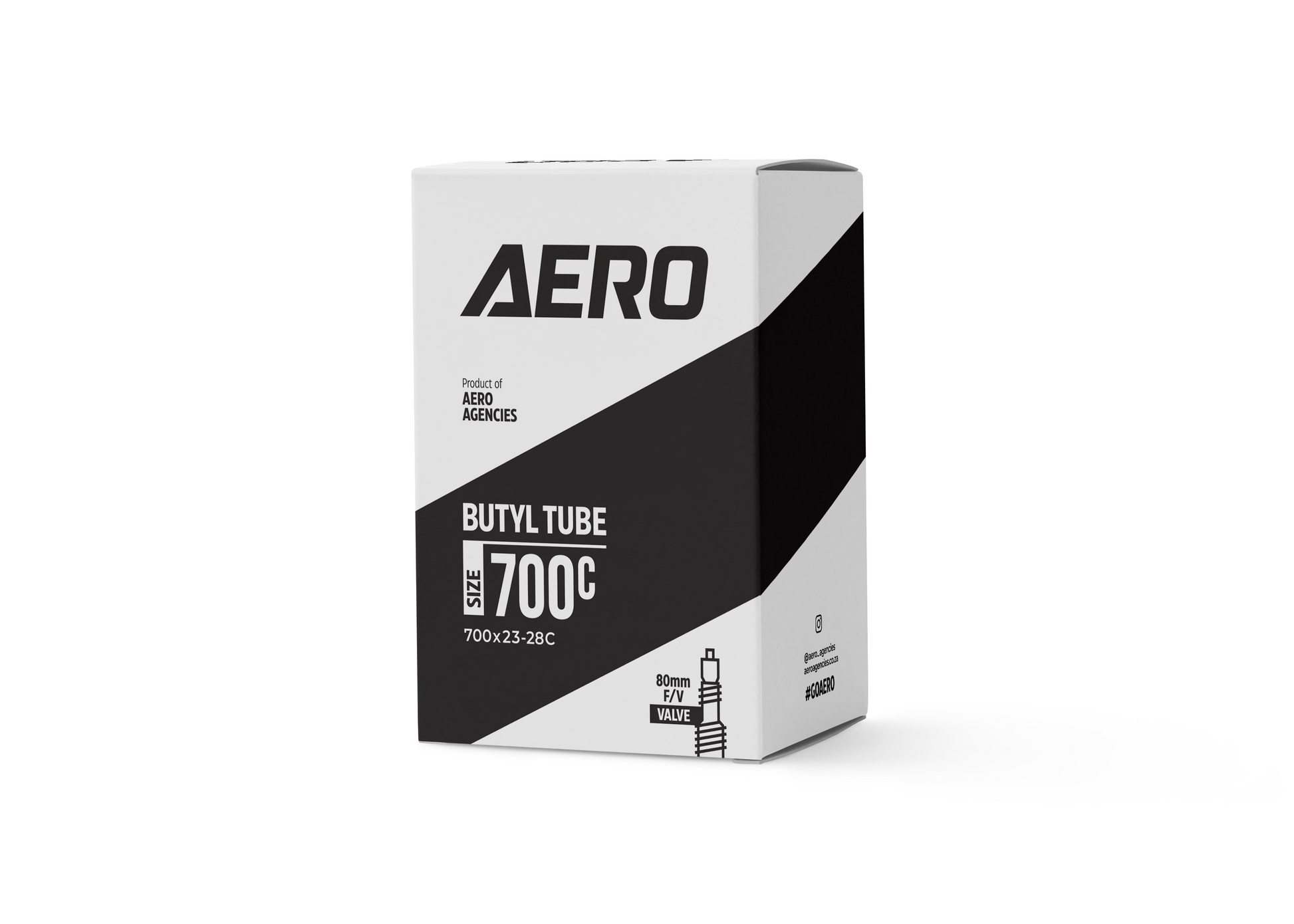 Tube 700 x 23/28c 80mm F/V Removable Core