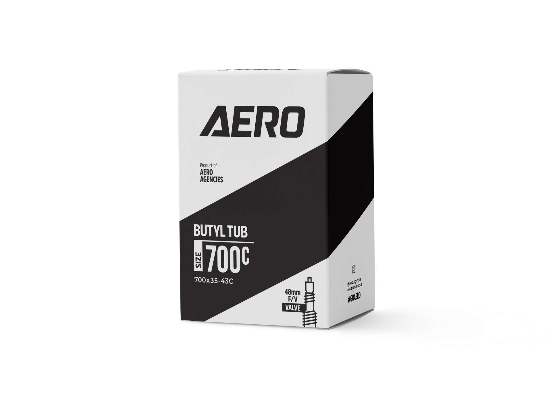 Tube 700 x 35/43c 48mm F/V Removable Core