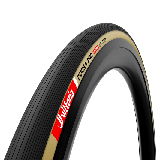 Corsa Pro 700 x 28c Tube Type Cotton tan-blk-blk G2.0
