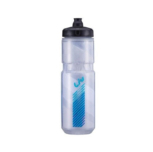 LIV W/BOTTLE EVERCOOL THERMO 600ML TRANS BLUE