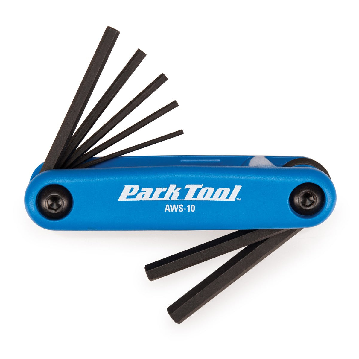 Park Tool AWS-10 Fold-Up Hex Wrench Set: 1.5mm to 6mm