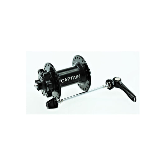 O2 Hub Captain Disc 40 Hole Black