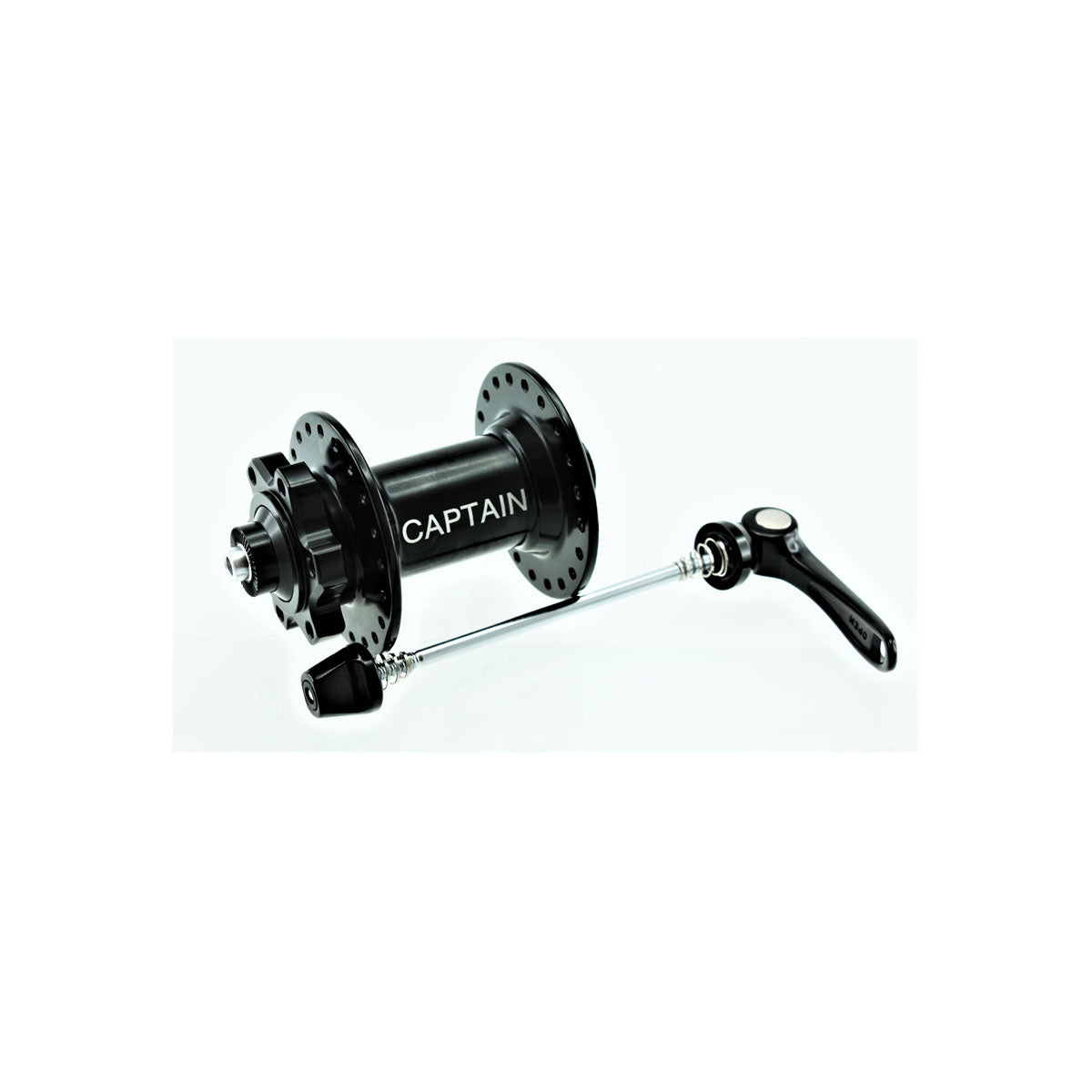 O2 Hub Captain Disc 40 Hole Black