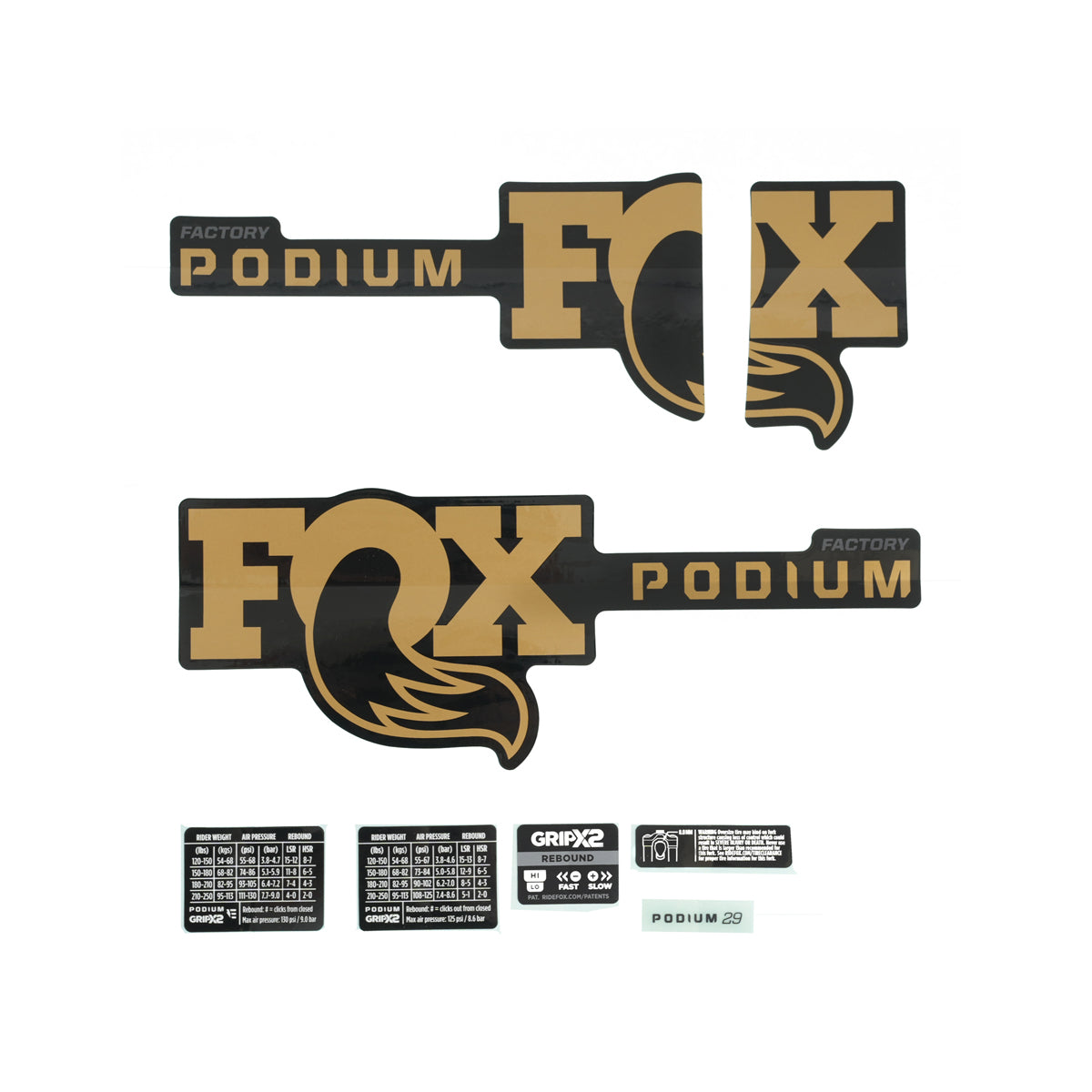 Fxpt Decal Kit 2026 Podium F-S Kashima/Gray Logo