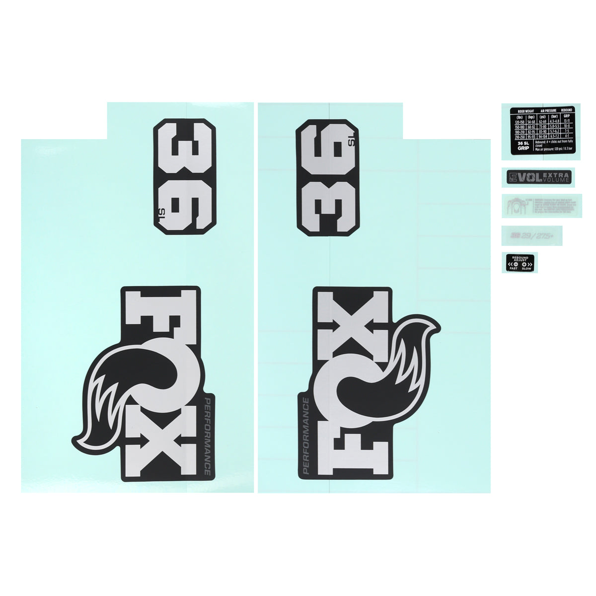 Fox Decal Kit - 2026 36 SL Logo
