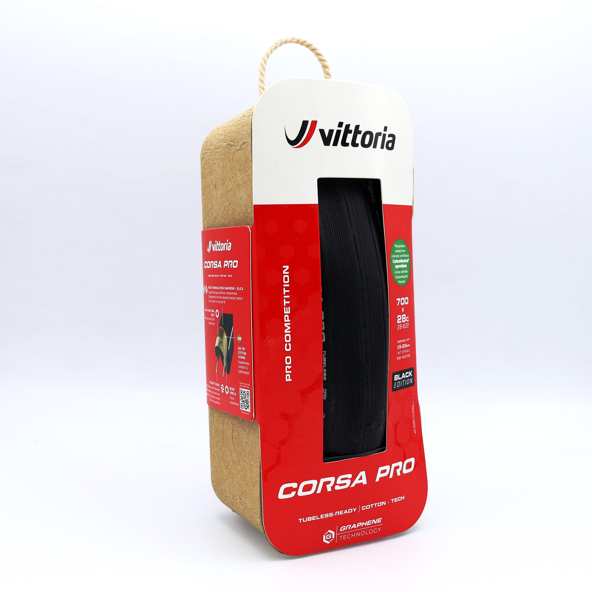 Corsa Pro 700 x 30c fold TLR Full Black G2.0