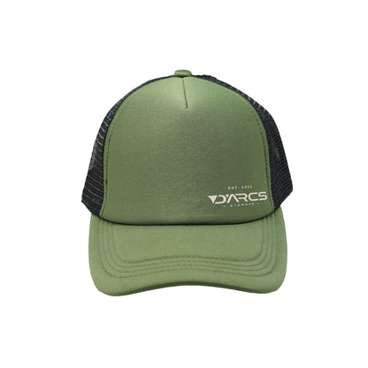 Darcs Trucker Cap - Olive/Stone Print