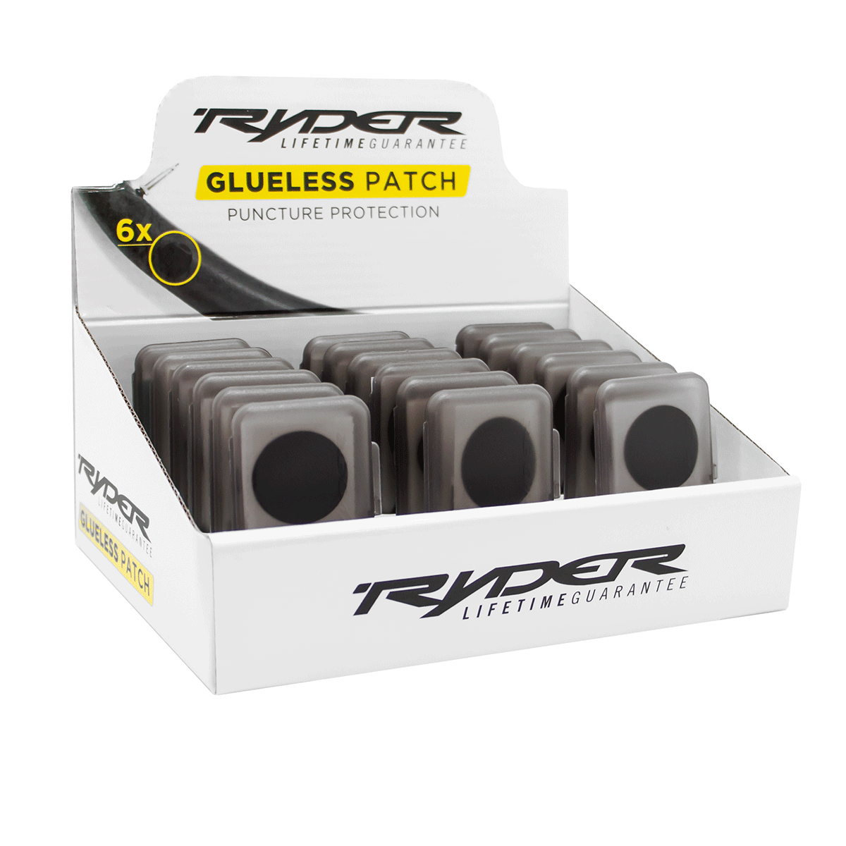 Ryder Glueless Patch Strip Of 6 Slugbox Pdq