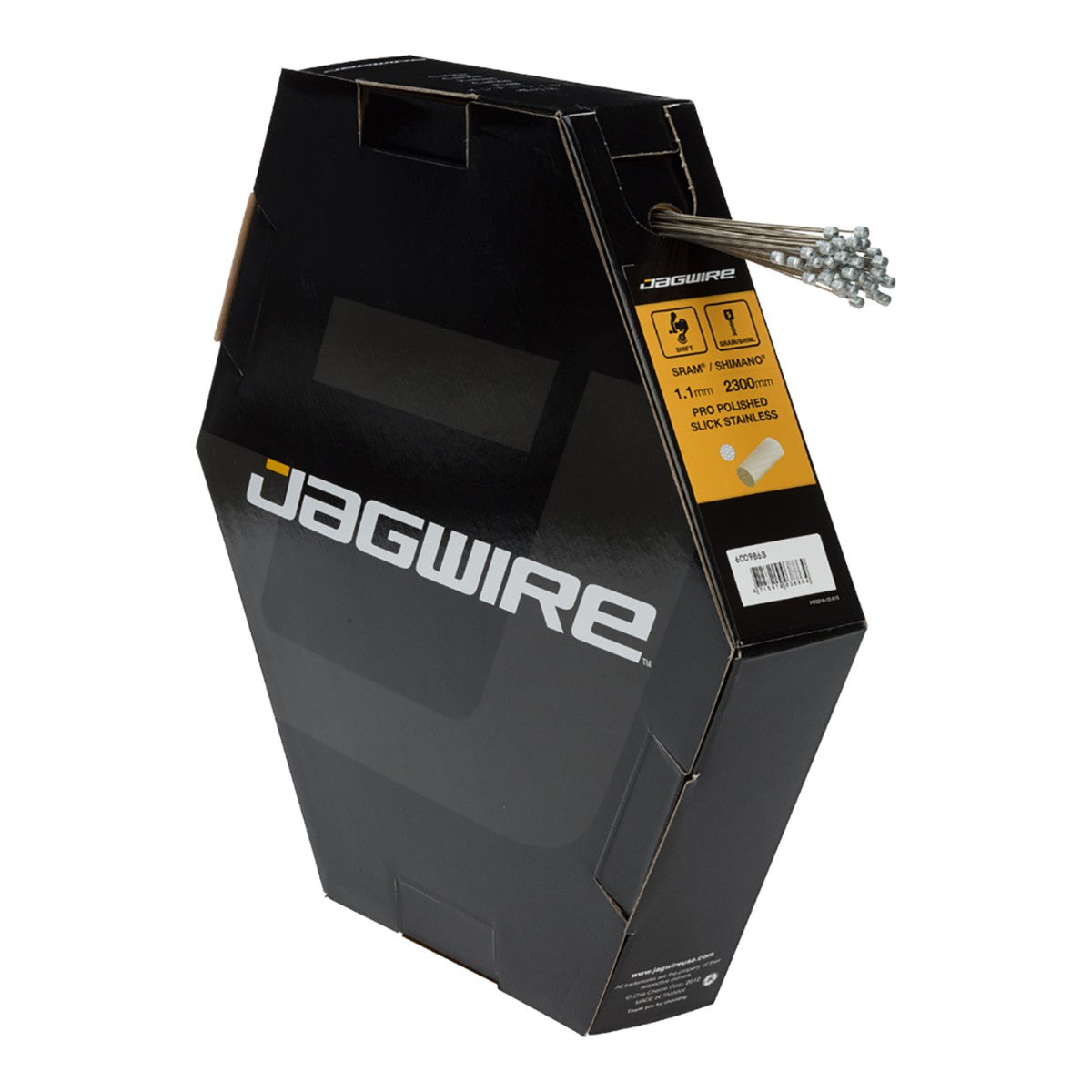 Jagwire 6009868 Pro Polished Stainless Derailleur Cable 2300mm - Box of 50