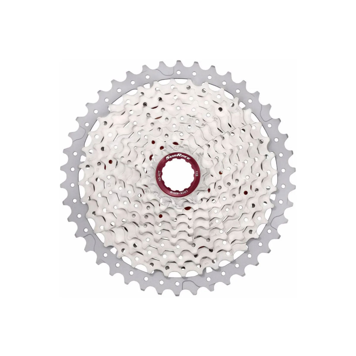 Sunrace Cassette Sprocket Mx8 11S 11-46T Metallic Silver